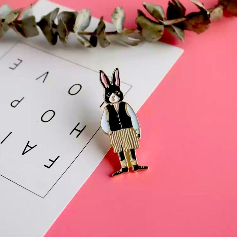 Enamel Rabbit 🐰 Brooches Pin Set - Picture 11 of 11
